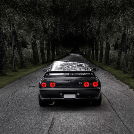 Nissan-Skyline-R32-Woods